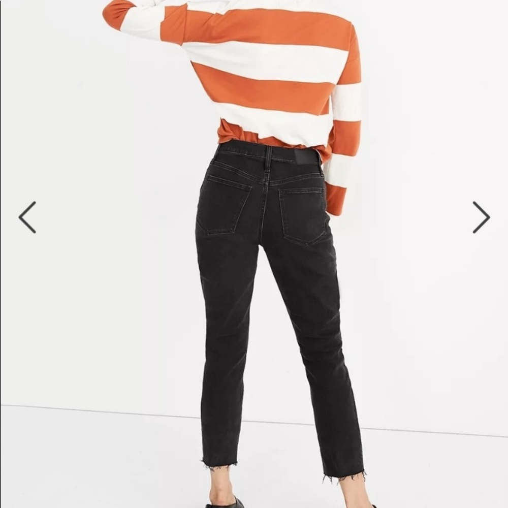 Madewell Black Straight-Leg Jeans